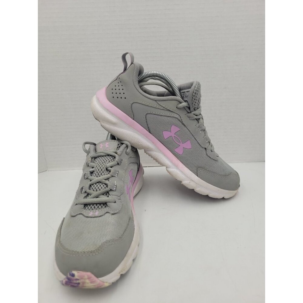 Under Armour Charged Assert 5Y EU 37.5 Girl's Halo Grey Running Shoes